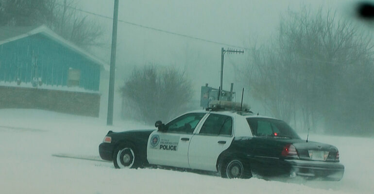 Blizzard in Oklahoma City on February 1, 2011