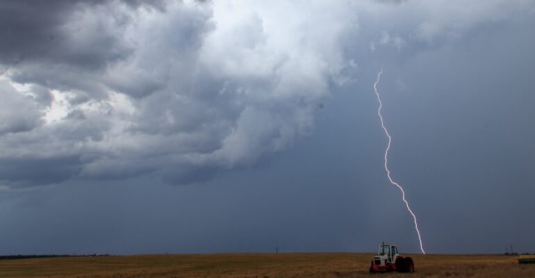 Lightning in Southwest Oklahoma