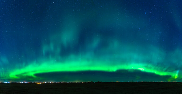 Northern Lights over Calgary