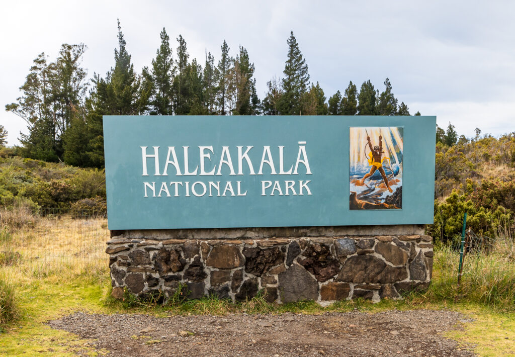 Haleakala National Park Sign