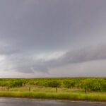Inflow and Wall Cloud near Mabelle Texas